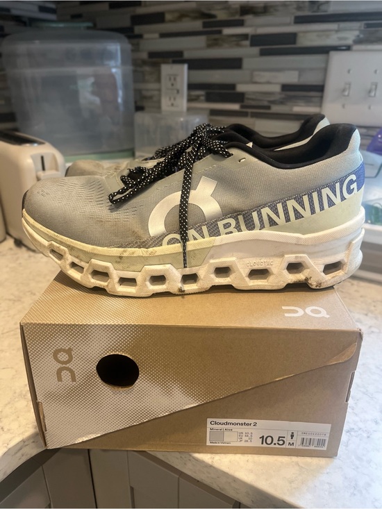 On Running Other - On Running Cloudmonster 2 Running Shoes Size Men’s 10 1/2 Mineral Aloe Color